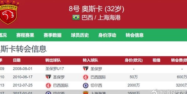 奥斯卡：奖金过活的中国足球传奇