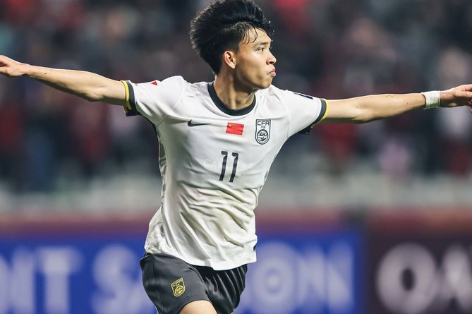 18岁王钰栋自信冲击世界杯